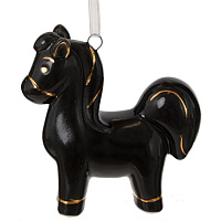 Фигурка декоративная подвесная "Лошадка", L7 W3 H8 см оптом