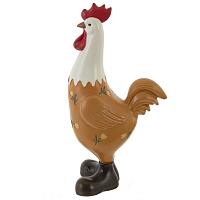 Фигурка декоративная "Петух", L13 W9 H25 см оптом