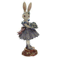 Фигурка декоративная "Зайка", L14 W13,5 H34 см оптом