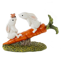Фигурка декоративная "Зайцы", L8 W3 H5,5 см оптом