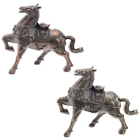 Пепельница "Лошадь", L26 W1 H21 см, 2в. оптом