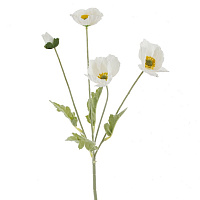 Цветок искусственный "Мак" (Real Touch), L14 W14 H64 см оптом