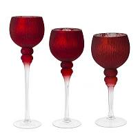 Набор из 3-х подсвечников, L33 W16 H46 см оптом