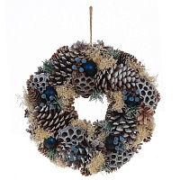 Изделие декоративное "Венок", L35 W9,5 H35 см оптом