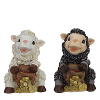 Фигурка декоративная "Овечка", L5,5 W5 H8, 2в. оптом