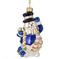 Украшение новогоднее "Снеговик", L6 W5 H12 см оптом