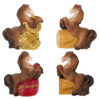 Копилка "Лошадь", L8 W4,5 H9 см, 4в. оптом