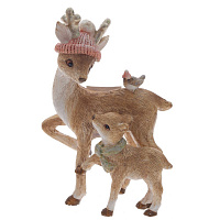 Фигурка декоративная "Оленята", L5,5 W3 H8,5 см оптом