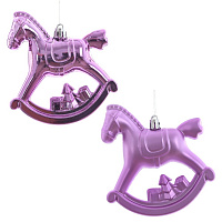 Набор из 2шт, Украшение новогоднее "Лошадка", L11 W5 H10 см оптом