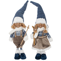 Игрушка набивная "Гном", L16 W15 H52/32 см, 2в. оптом