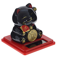 Фигурка декоративная "Манеки Неко", L5,5 W5,5 H6 см оптом