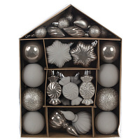 Набор из 32шт Украшение новогоднее "Шар", L24 W6 H32 см оптом