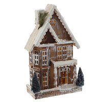 Изделие декоративное "Домик" с подсветкой (2хАА, н/п), L30 W16 H49 см, оптом