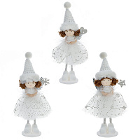 Изделие декоративное "Девочка-ангел", L7 W9 H20 см, 3в. оптом