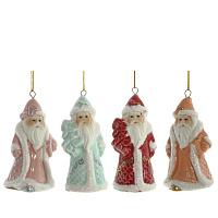 Украшение новогоднее "Дед Мороз", L5 W4 H8,5 см, 4в. оптом