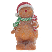 Фигурка декоративная с подсветкой "Пряник", L25 W15 H40,5 см (3хAAA н/п) оптом