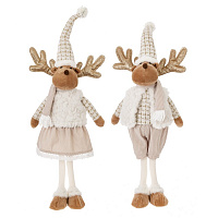 Игрушка набивная "Олень", L17 W13 H59 см, 2в. оптом