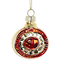 Украшение новогоднее "Часы", L5 W2 H7 см оптом