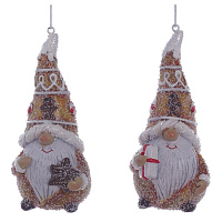 Фигурка декоративная подвесная "Гном", L4,5 W4,5 H10,5 см, 2в. оптом