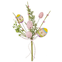 Ветка искусственная "Пасхальная", L11 W6 H26 см оптом