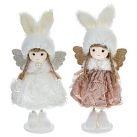 Изделие декоративное "Девочка-ангел", L8 W6 H19 см, 2в. оптом