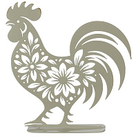 Фигурка декоративная "Петух", L19 W3,5 H20 см оптом