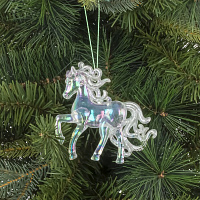 Украшение новогоднеe "Лошадь", L10 W3 H9,5 см оптом