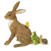Фигурка декоративная "Заяц", L13 W5,5 H13 см оптом