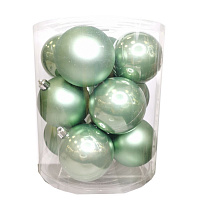Набор из 12шт Украшение новогоднее "Шар", D 8 см, L19 W19 H21 см оптом