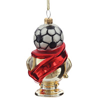 Украшение новогоднее "Кубок", L6 W5 H11,5 см оптом