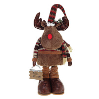 Игрушка набивная "Лось" (телескопич.), L44 W42 H135 см/L44 W42 H100 см оптом