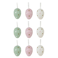 Набор из 12-ти изделий декоративных подвесных "Яйцо" (4*6), L15 W17 H8 см оптом