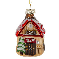 Украшение новогоднее "Домик", L5 W5 H10,5 см оптом