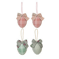 Набор из 2-х изделий декоративных подвесных "Яйцо" (3,5*6), L10 W12,5 H3,5 см, 2в. оптом
