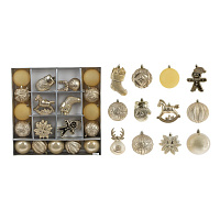 Набор из 20шт Украшение новогоднее "Шар", L40 W8 H40 см оптом