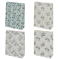 Пакет подарочный (бумага 210г/м2, блок микс 12шт), L31 W12 H42 см, 4в. оптом