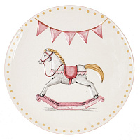 Тарелка "Лошадка", L25 W25 H2,5 см оптом