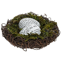 Изделие декоративное "Гнездо пасхальное", L10 W10 H4 см оптом