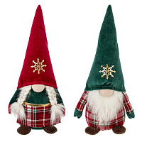Игрушка набивная "Гном", L16 W10 H34 см, 2в. оптом
