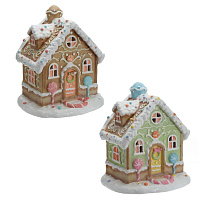 Фигрка декоративная "Домик" с подсветкой  (АААх3, н/п), L28 W18 H30 см, 2в. оптом