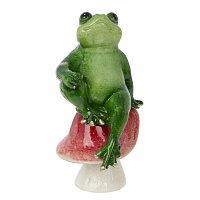 Фигурка декоративная "Лягушка", L6,5 W7 H13 см оптом