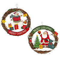 Панно "Рождество", L25,5 W4 H25 см, 2в. оптом