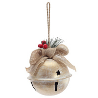 Изделие декоративное подвесное "Бубенчик", L12 W12 H15 см оптом