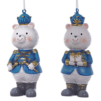 Фигурка декоративная подвесная "Медвежонок",  L3,5 W3,5 H10,5 см, 2в. оптом