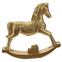 Фигурка декоративная "Лошадка-качалка", L15 W3 H14,5 см оптом