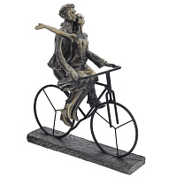 Фигурка декоративная "Влюбленная пара", L24 W12,5 H26,5 см оптом