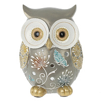 Фигурка декоративная "Сова", L10 W8 H14 см оптом