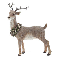 Фигурка декоративная "Олень", L19 W6 H25 см Фигурка декоративная "Олень", L19 W6 H25 см оптом