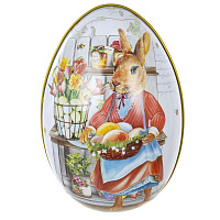 Изделие декоративное "Яйцо-шкатулка", L8 W12,5 H9 см оптом