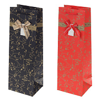 Пакет подарочный (бумага 230г/м2, блок микс 12шт), L12 W10 H36 см, 2в. оптом